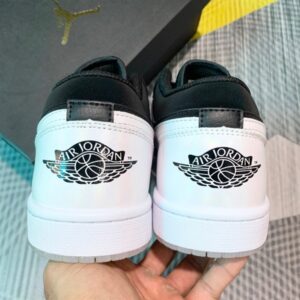 Giày Jordan 1 Low Black White Diamond