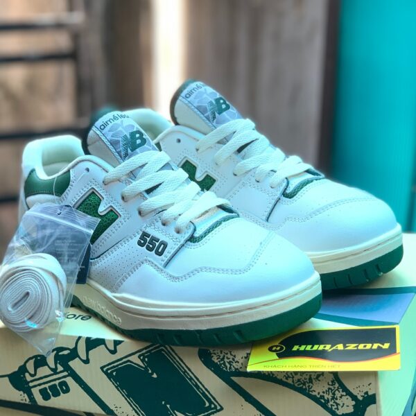 Giày New Balance 550 x Aime Leon Dore White Green