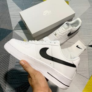 Giày Nike Air Force 1 White Black Swoosh