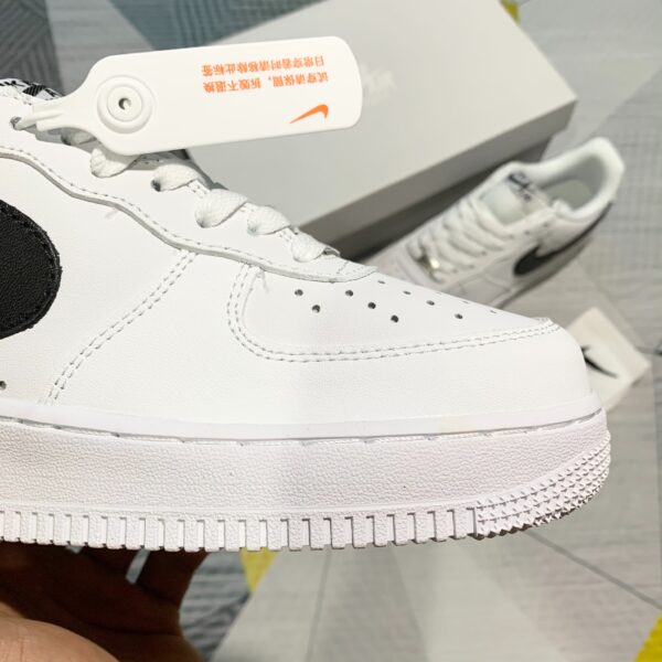 Giày Nike Air Force 1 White Black Swoosh