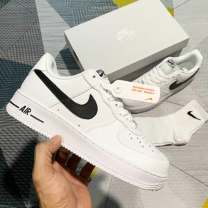 Giày Nike Air Force 1 White Black Swoosh