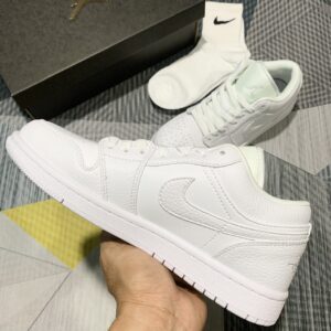 Giày Nike Air Jordan 1 Low 'Triple White'