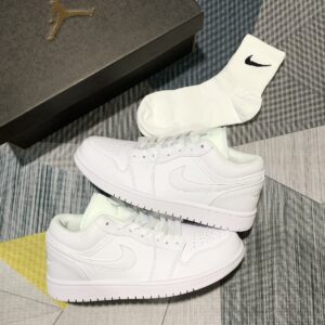 Giày Nike Air Jordan 1 Low 'Triple White'