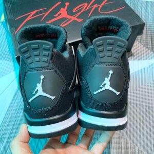 Giày Jordan 4 Black Canvas