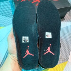 Giày Jordan 4 Black Canvas