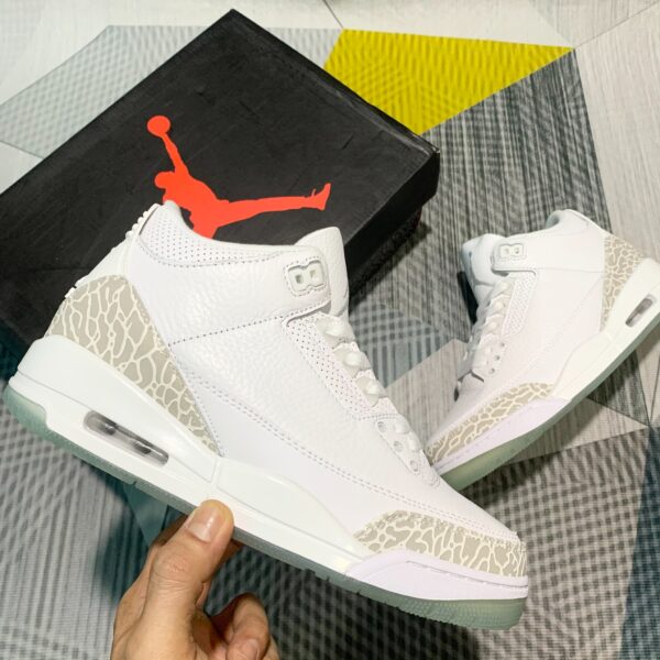 GIÀY JORDAN 3 PURE WHITE