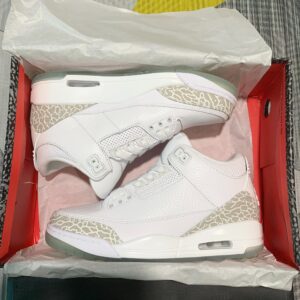 GIÀY JORDAN 3 PURE WHITE