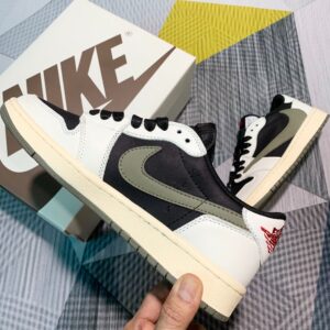 GIÀY JORDAN 1 LOW TRAVIS SCOTT OLIVE