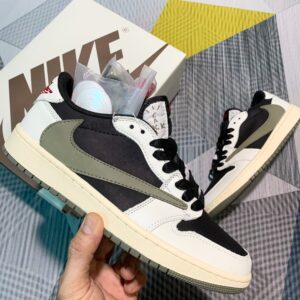 GIÀY JORDAN 1 LOW TRAVIS SCOTT OLIVE