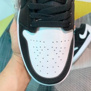 Giày Jordan 1 Low Black White Diamond